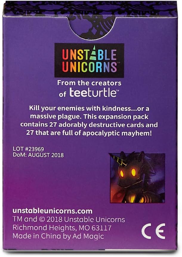 Unstable Unicorns Rainbow Apocalypse expansion