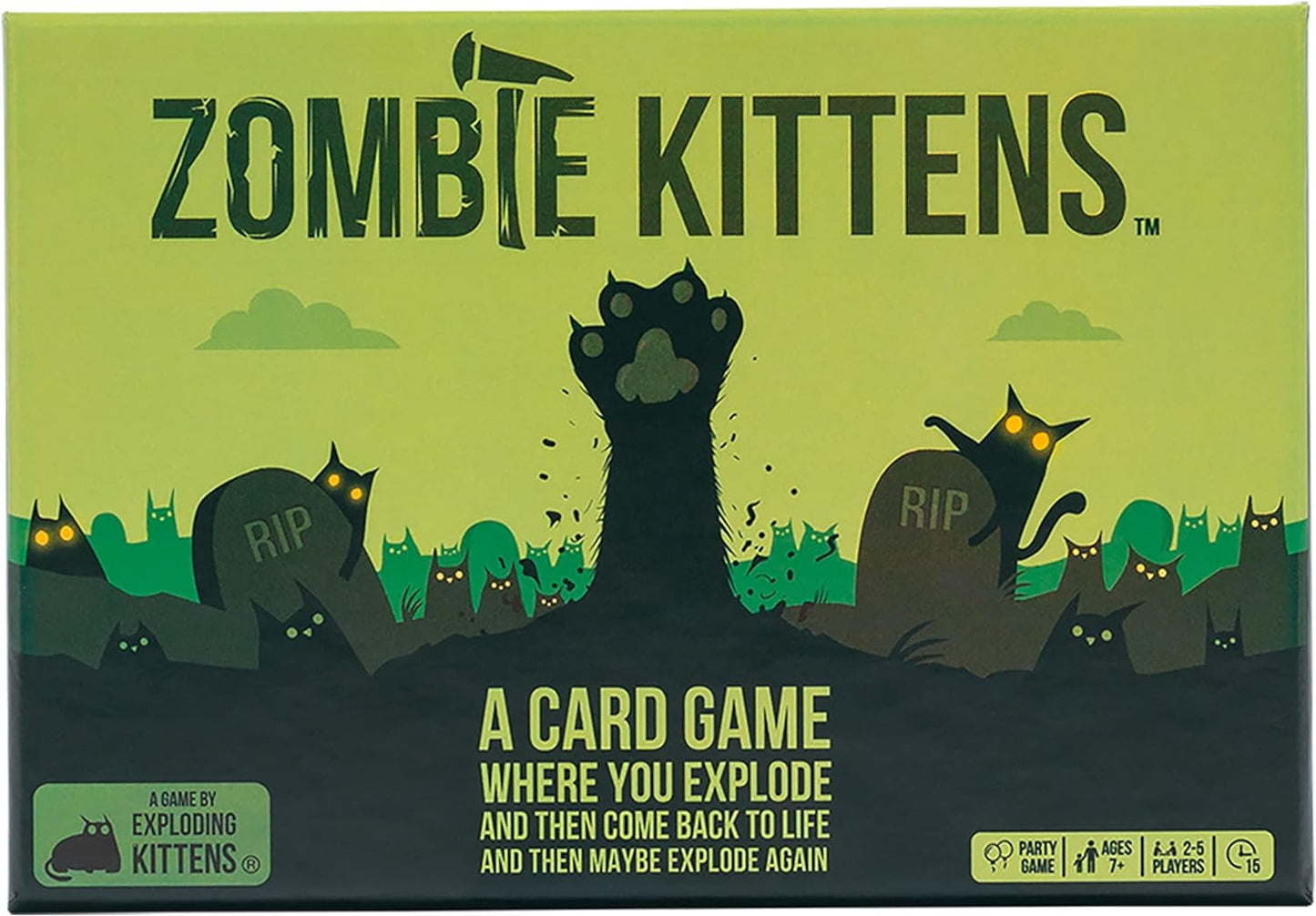 Zombie Kittens Card Game by exploding kittens for kids-teens and adults