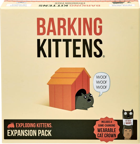 Barking Kittens expansion card game for kids-teens and adults 