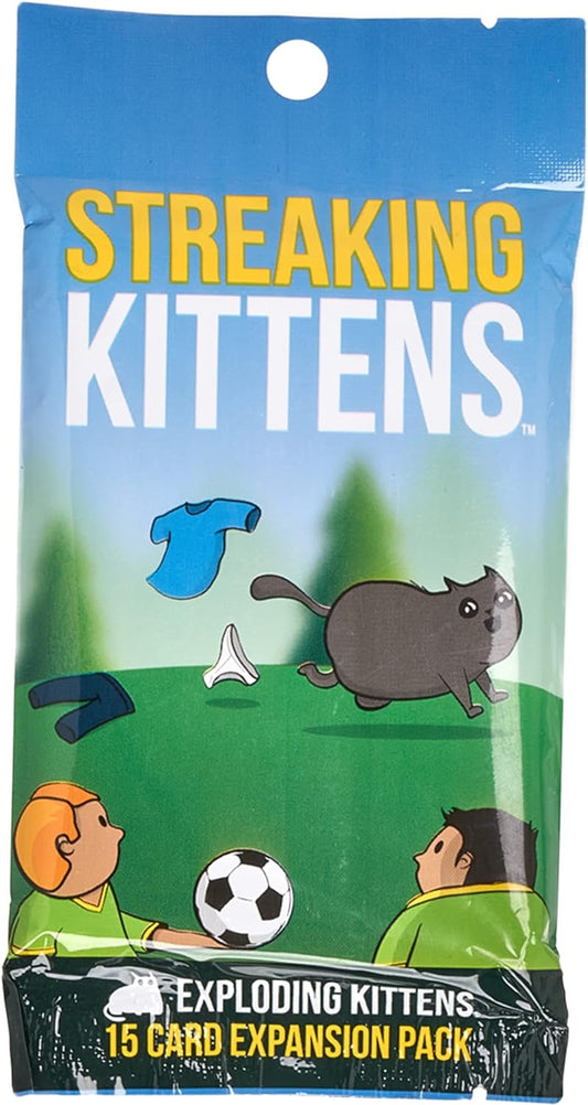 Streaking Kittens Card Game Expansion exploding kittens 15 new cards