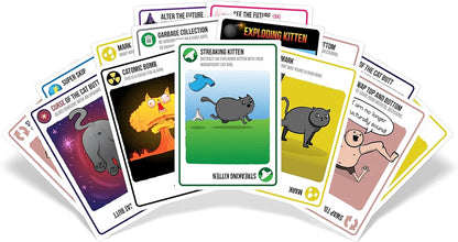 Streaking Kittens Card Game Expansion exploding kittens 15 new cards