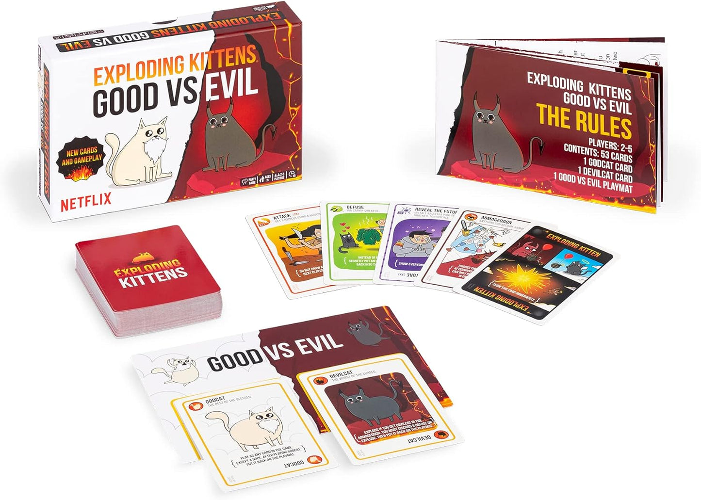 Exploding Kittens Good vs Evil expansion