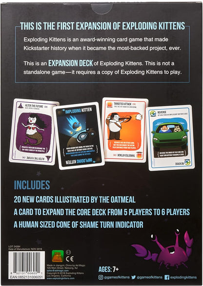 Imploding Kittens expansion set from exploding kittens kids-teens adult