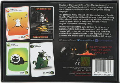 Exploding kittens NSFW expansion by exploding kittens for teens-adults