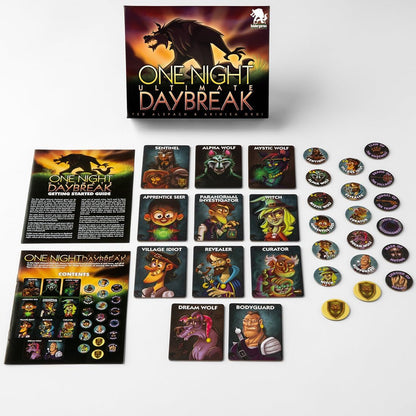 One Night Ultimate Daybreak for kids teens and adults tabletop game