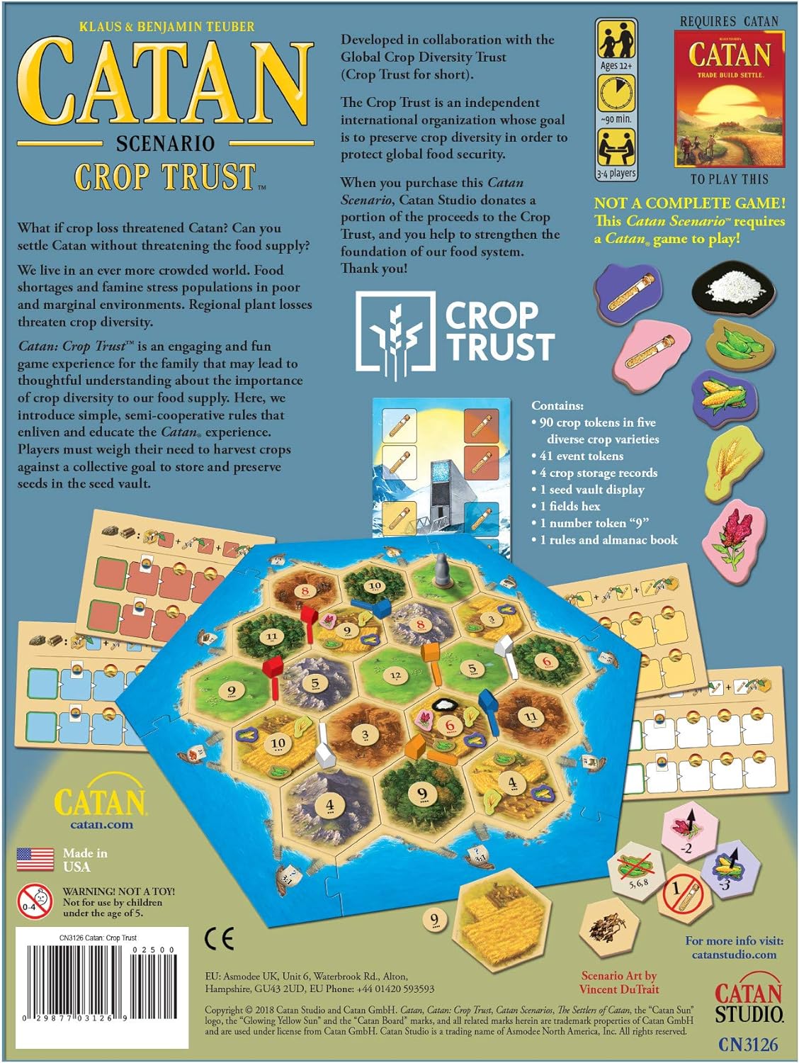 Catan Crop Trust board game expansion tabletop games