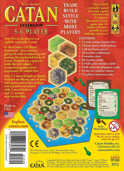 CATAN Board Game 5-6 Player EXTENSION Catan Base Game board game tabletop game
