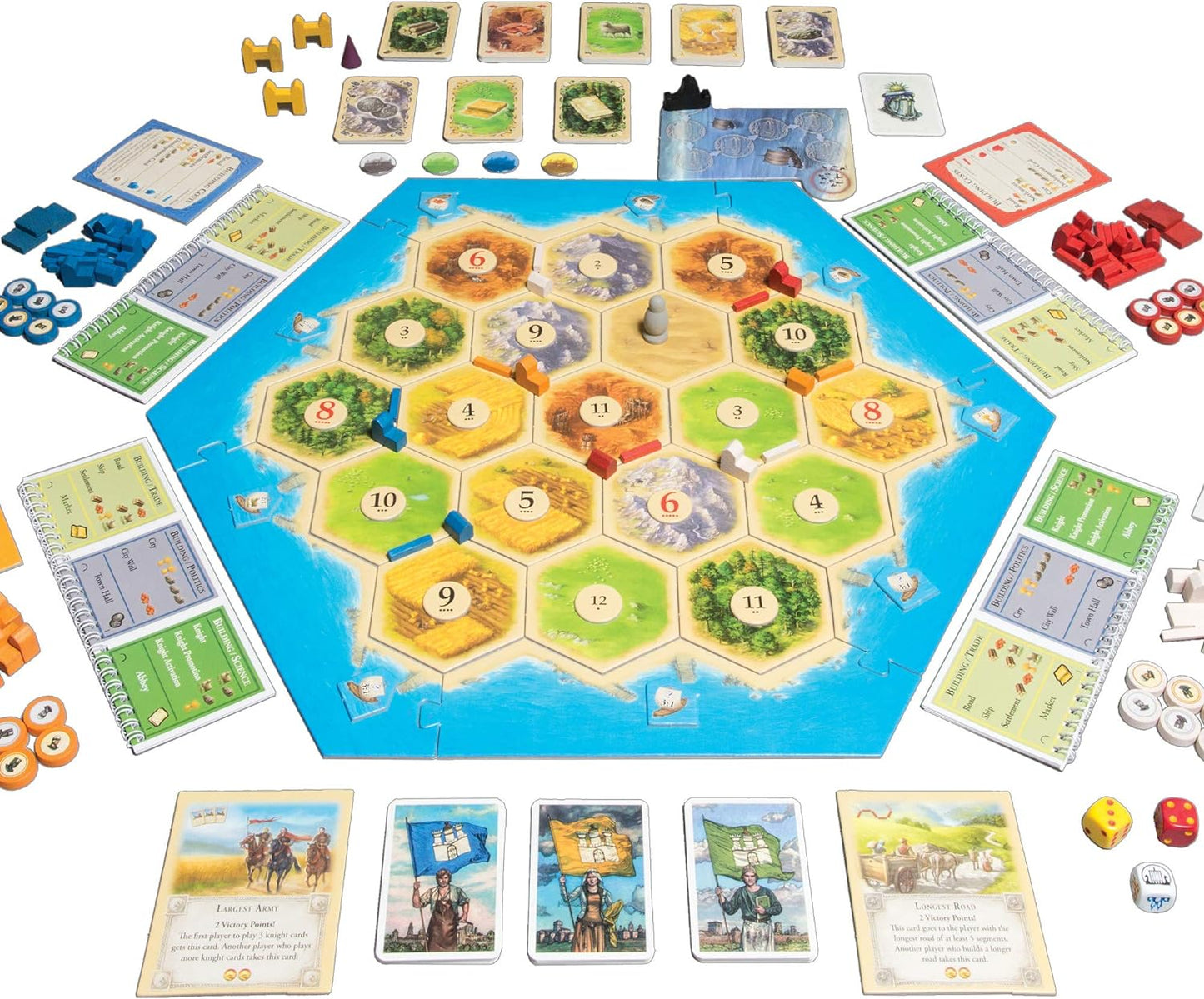 Catan Cities And Knights expansion tabletop game