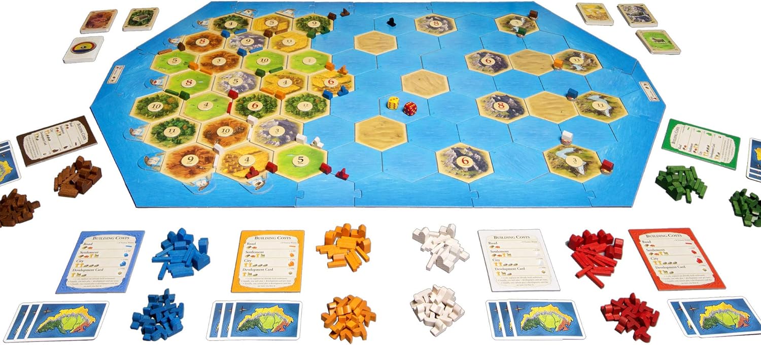 Catan Seafarer 5-6 Player Extension tabletop game