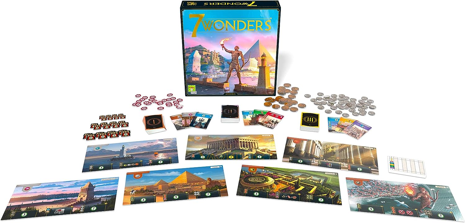 7 Wonders Board Game BASE GAME (New Edition)