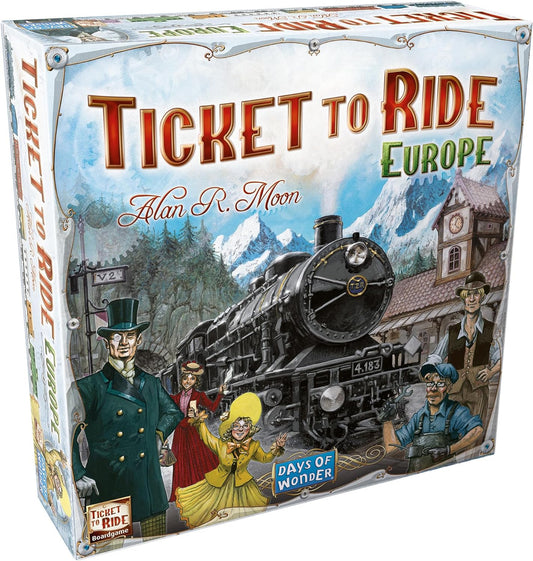 Ticket to Ride Europe  board game tabletop game