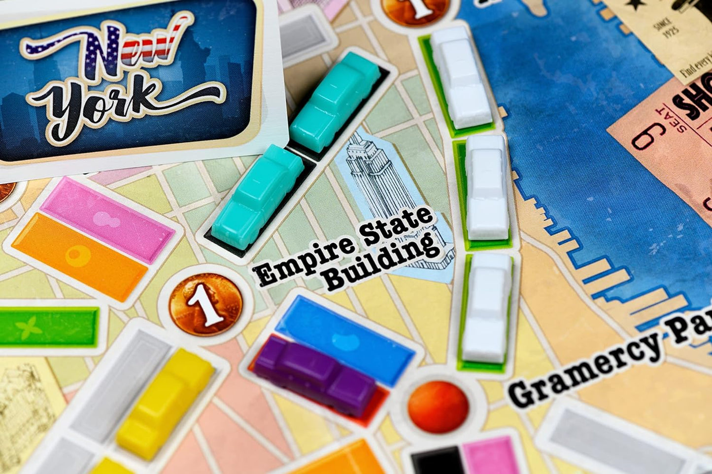 Ticket to Ride New York Board Game tabletop game