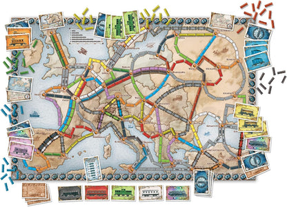 Ticket to Ride Europe  board game tabletop game