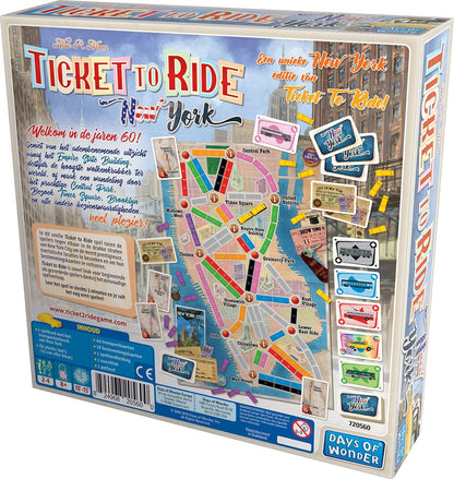 Ticket to Ride New York Board Game tabletop game