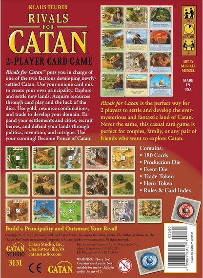 rivals for catan 2 player card game