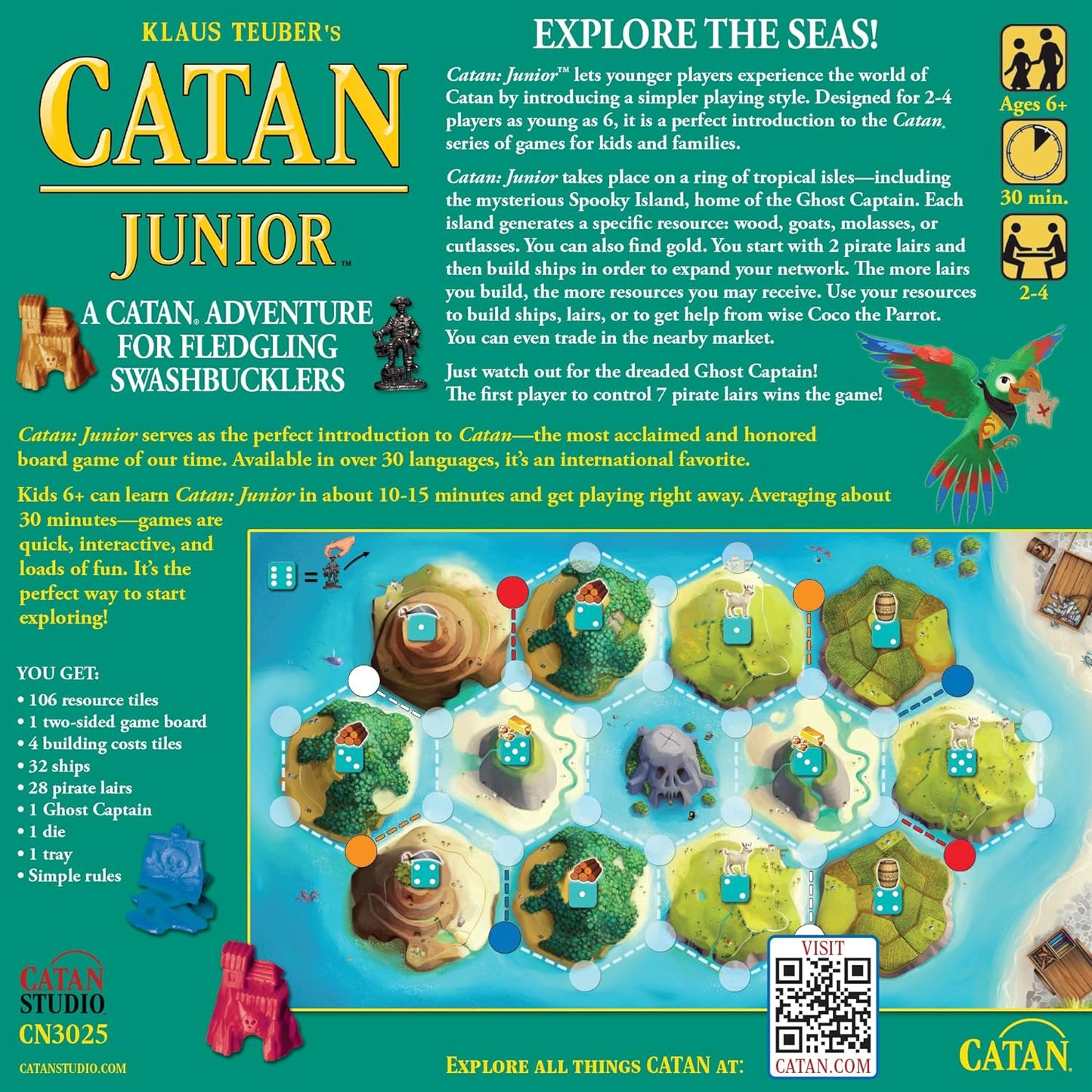 CATAN Junior board game for kids tabletop game