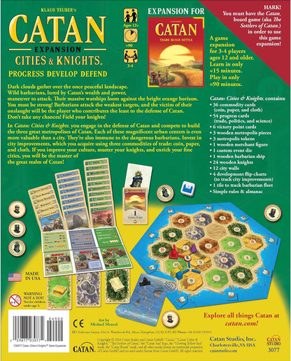 Catan Cities And Knights expansion tabletop game