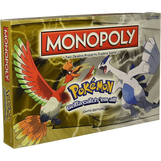 Monopoly Pokemon Johto Edition tabletop games